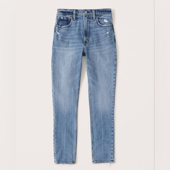 Abercrombie & Fitch The Skinny High Rise Curve Love Jeans Size 24/00 - Picture 4 of 14